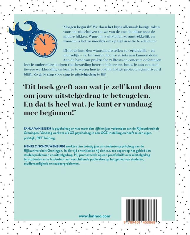 Eerste hulp bij uitstelgedrag achterkant