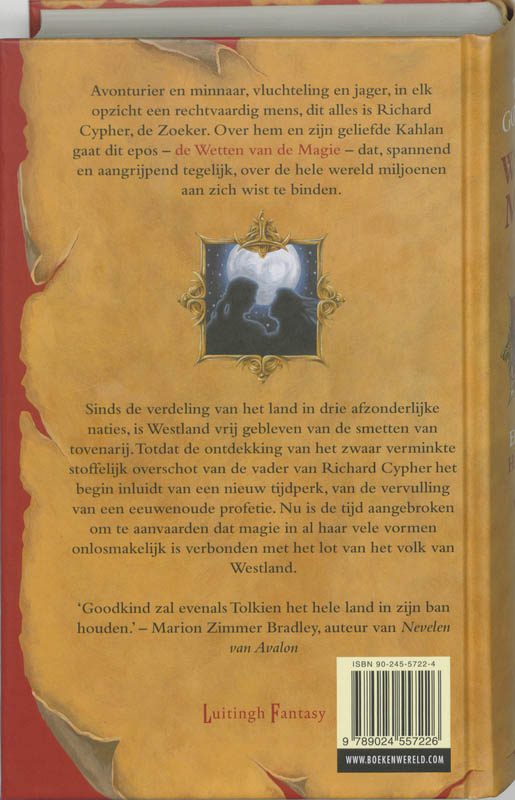 Het zwaard van de waarheid / De wetten van de magie / 1 achterkant