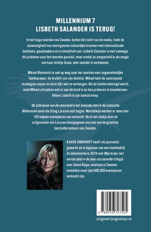 De schreeuw van de zeearend / Millennium / 7 achterkant