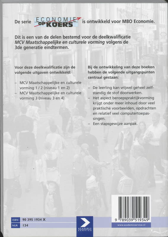 EOK MCV3 Maatschappelijke en culturele vorming niv.3/4 achterkant