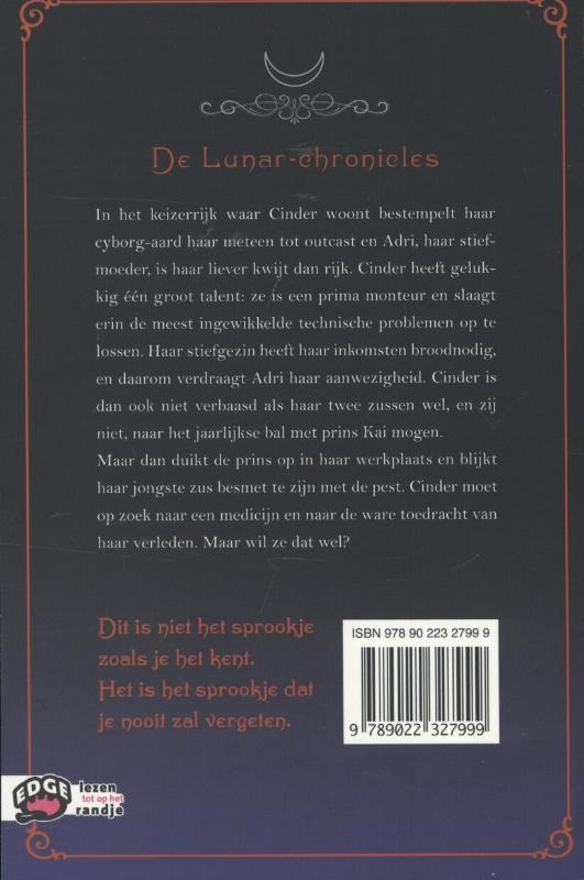 Cinder / The Lunar Chronicles / 1 achterkant