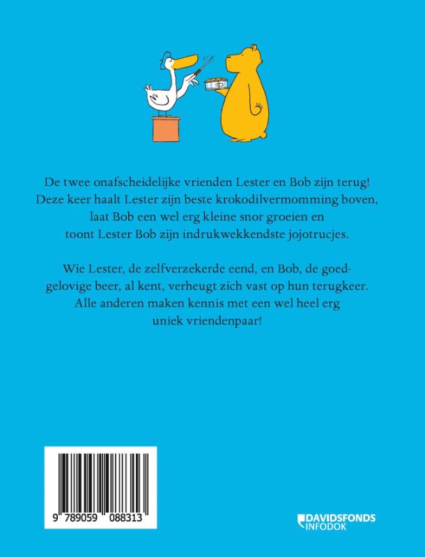 De nieuwe avonturen van Lester & Bob / Lester en Bob achterkant