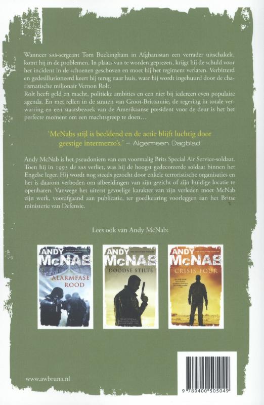 Brandhaard / Tom Buckingham / 2 achterkant