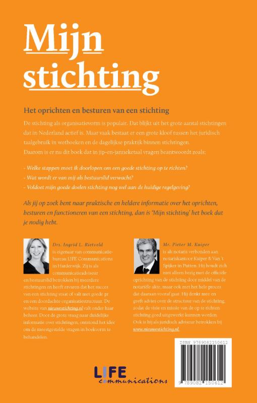 Mijn stichting achterkant