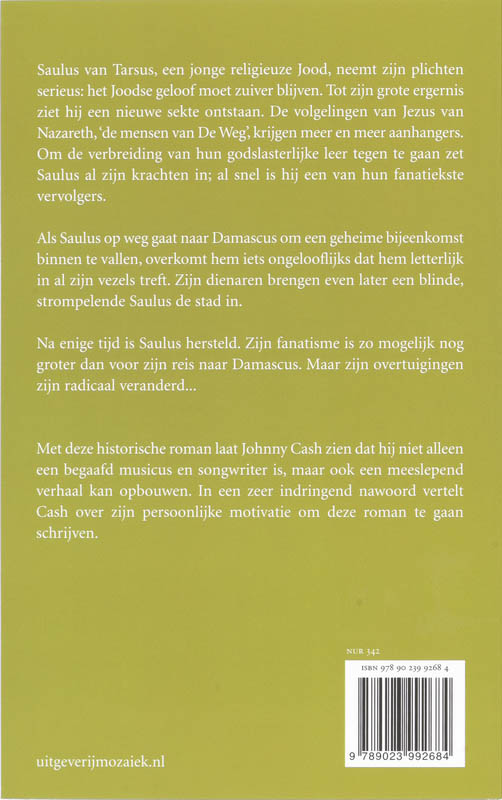 De Man In Het Wit achterkant