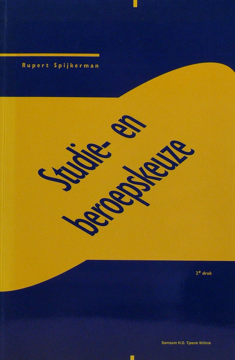 Studie en beroepskeuze 2de druk
