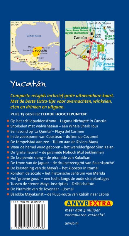 Yucatan / ANWB extra city achterkant