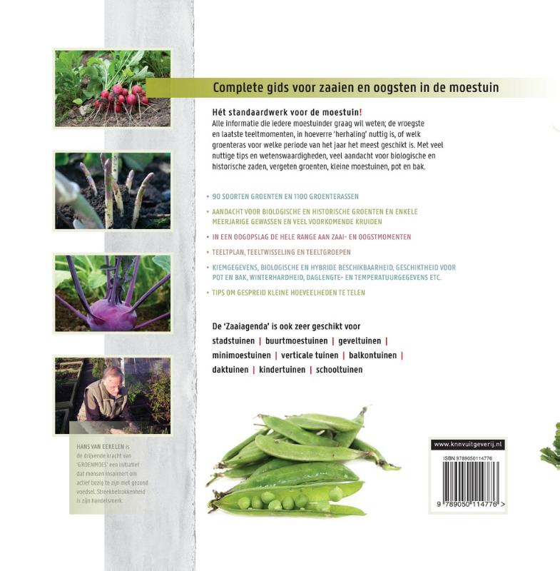 Zaaiagenda achterkant