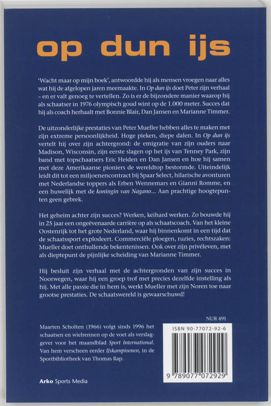 Op dun ijs achterkant