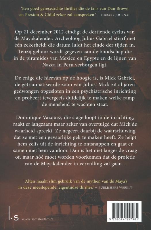 De Maya profetie achterkant