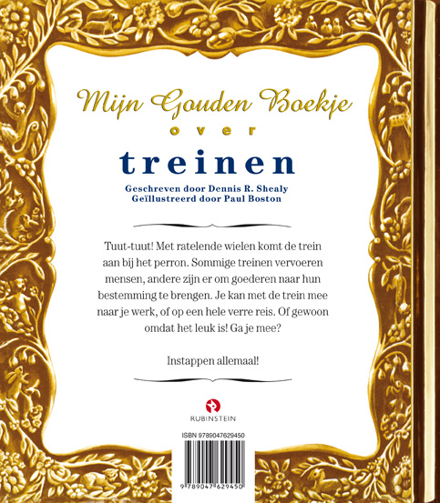 Gouden Boekjes - Mijn Gouden Boekje over treinen achterkant