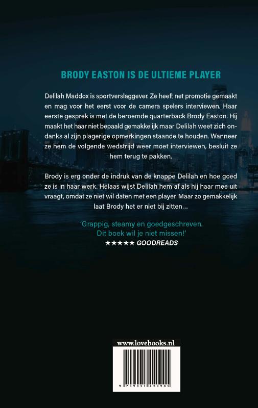 De player achterkant