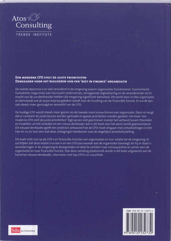 Een moderne CFO stelt de juiste prioriteiten achterkant