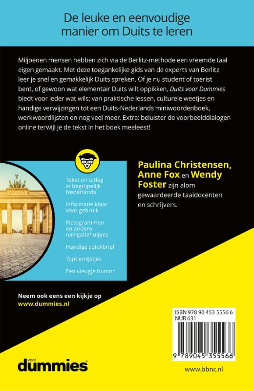 Duits voor Dummies achterkant