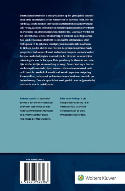 Handboek Internationaal strafrecht achterkant
