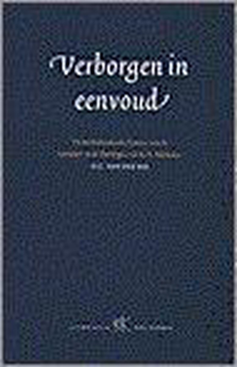 Verborgen in eenvoud (s)