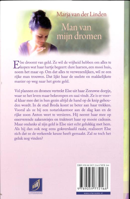 Man van mijn dromen / Citerreeks achterkant