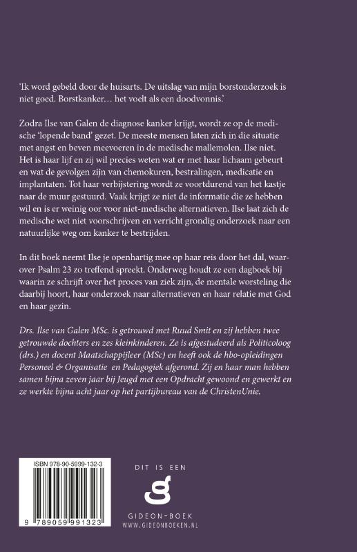 Het dal door de berg op achterkant