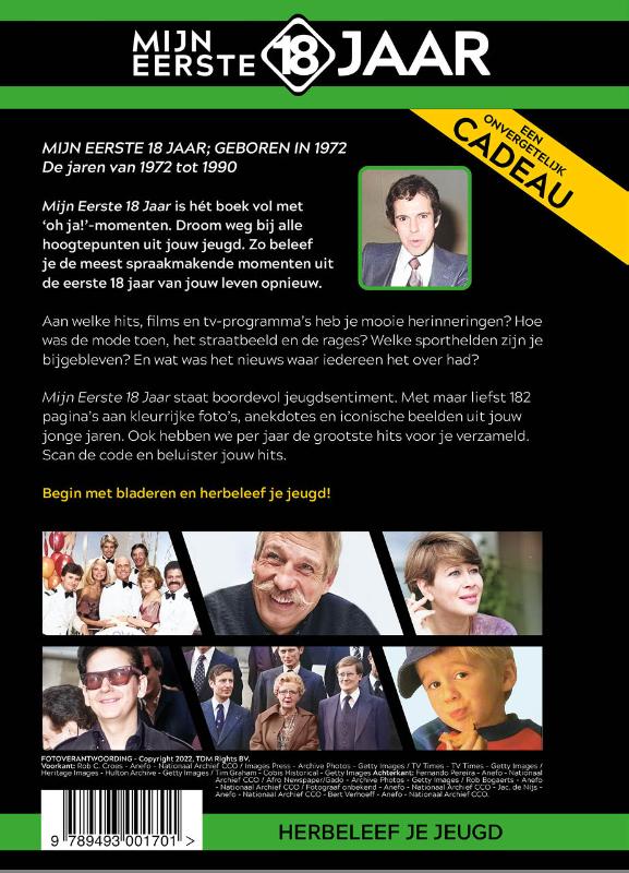 Geboren in 1972 / Mijn eerste 18 jaar achterkant