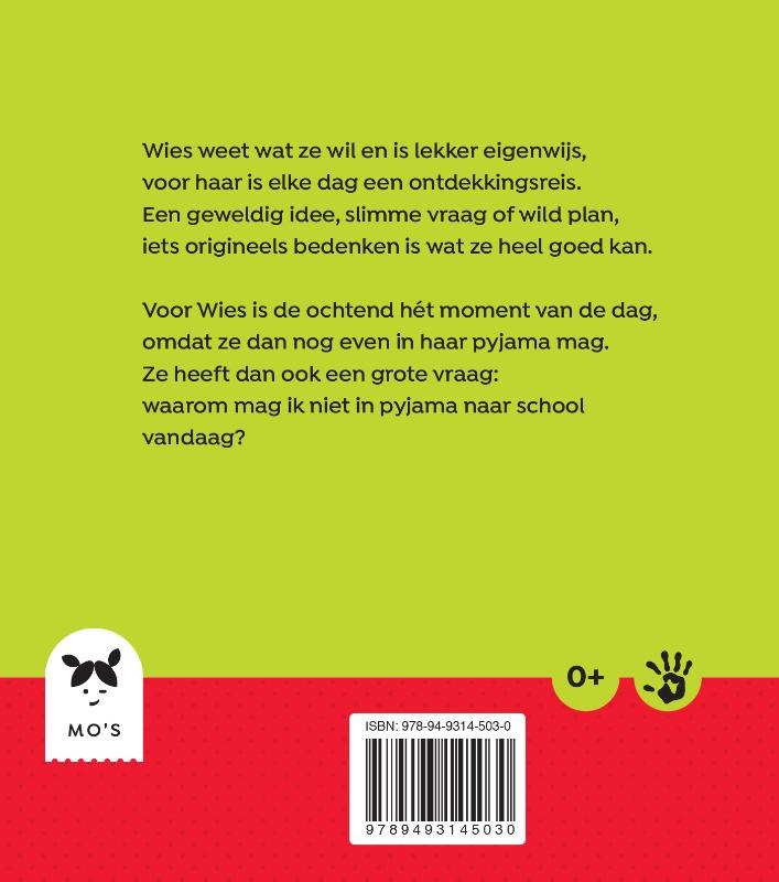 Wies wil in pyjama / Mo's Daughters Wies achterkant