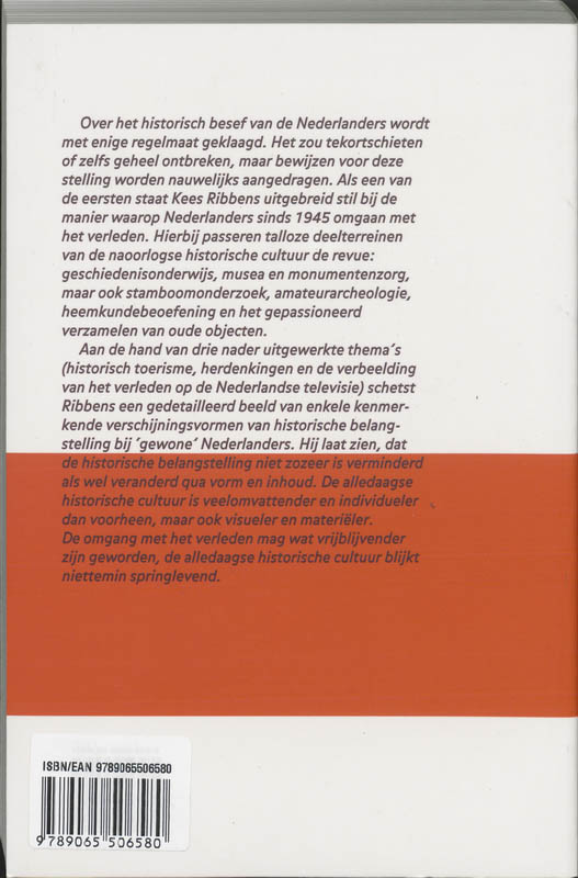 Een eigentijds verleden achterkant