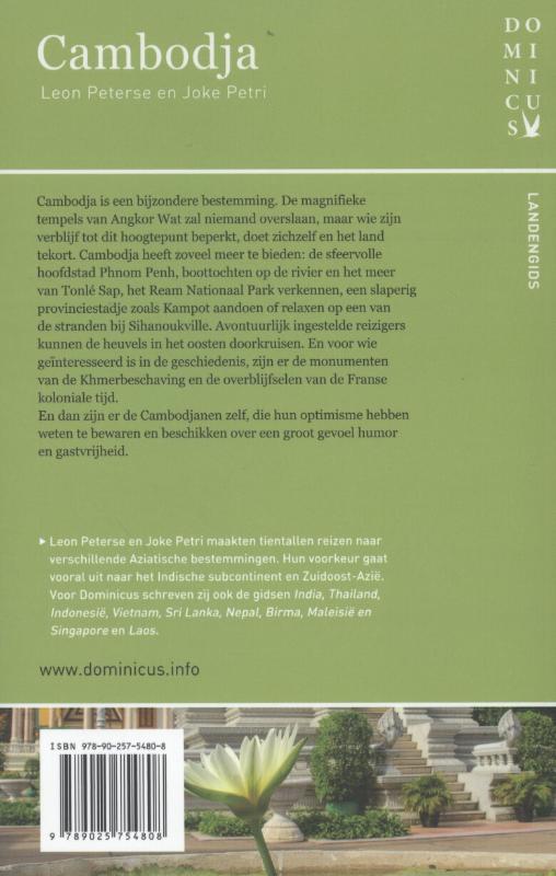 Cambodja / Dominicus landengids achterkant