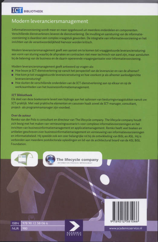 Modern leveranciersmanagement / ICT Bibliotheek / 42 achterkant