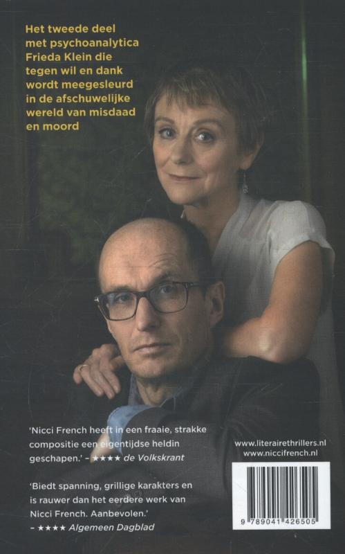 Dinsdag is voorbij / Frieda Klein achterkant