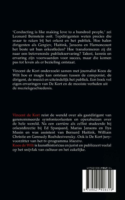 De magie van de maestro achterkant