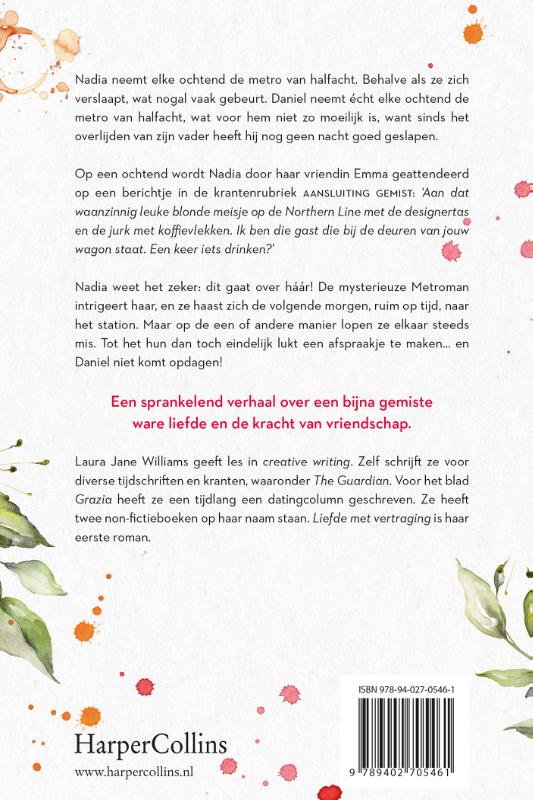 Liefde met vertraging achterkant