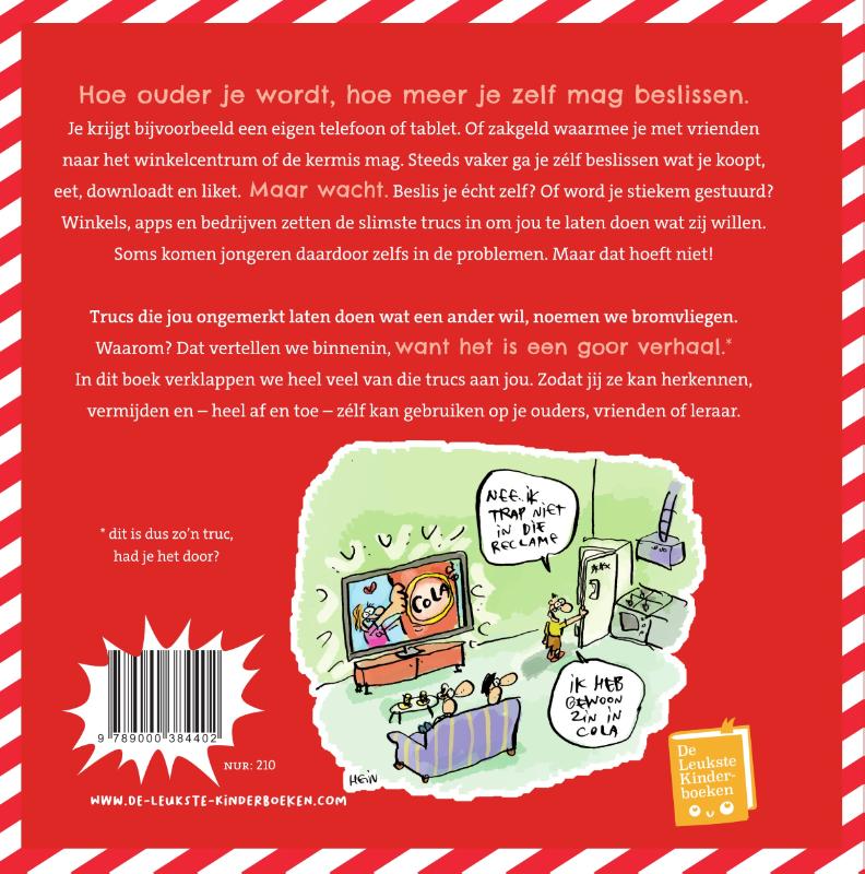 Het bromvliegeffect junior / Het bromvliegeffect achterkant