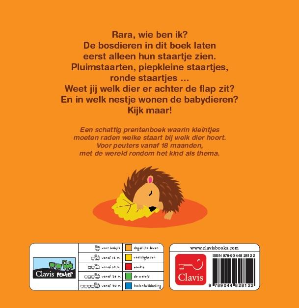 Zie je mijn staart? achterkant