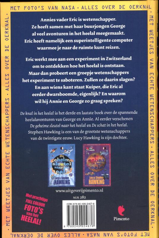 De knal in het heelal achterkant