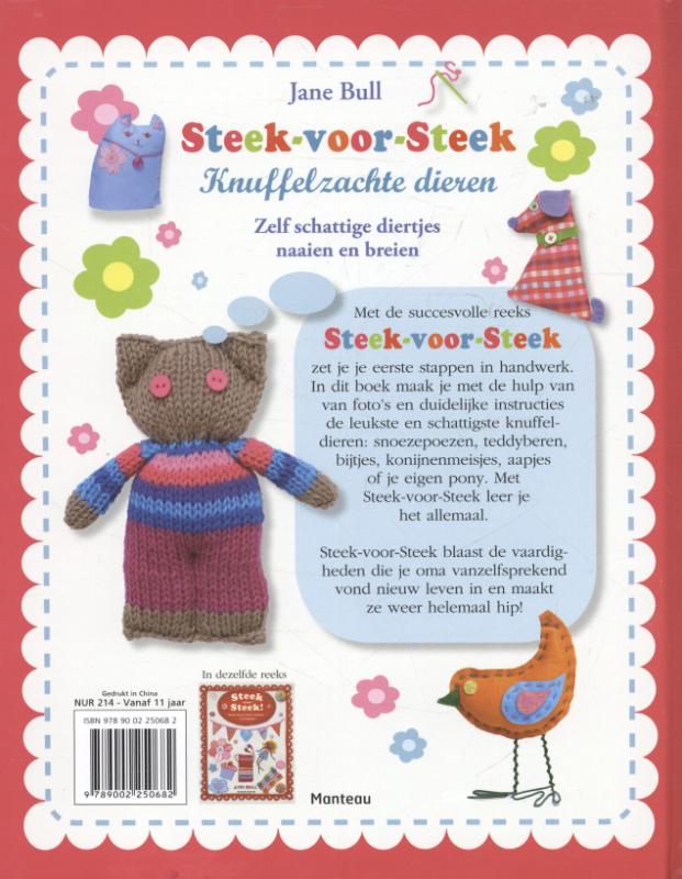 Knuffelzachte dieren achterkant