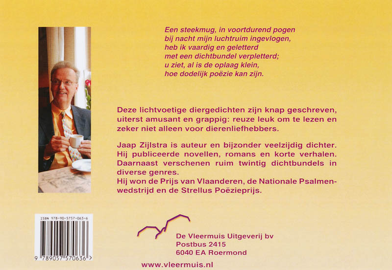 Er Liep Een Damhert Op De Dam achterkant