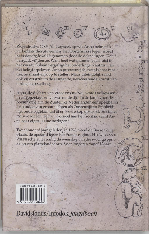 Het Vroedmeisje achterkant