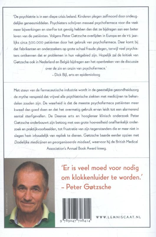 Dodelijke psychiatrie en stelselmatige ontkenning achterkant