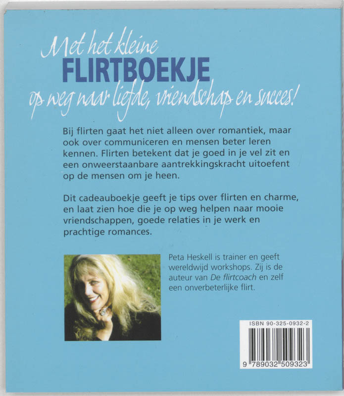 Het Kleine Flirtboekje achterkant