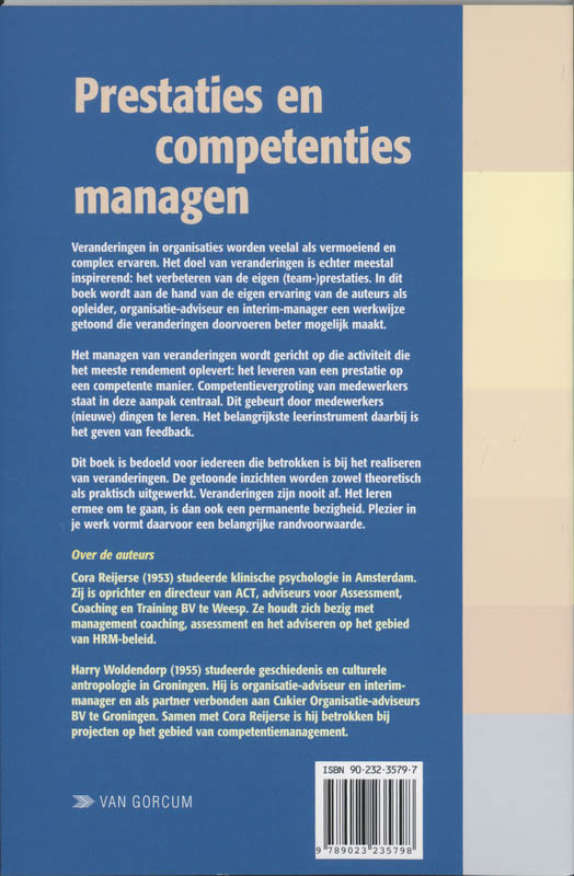Prestaties en competenties managen achterkant