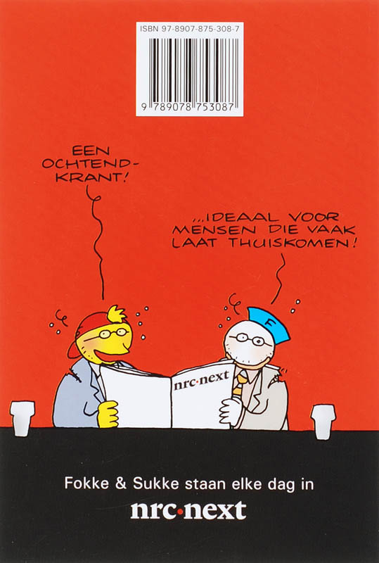 Fokke & Sukke gaan nu echt aan de slag / Fokke & Sukke achterkant