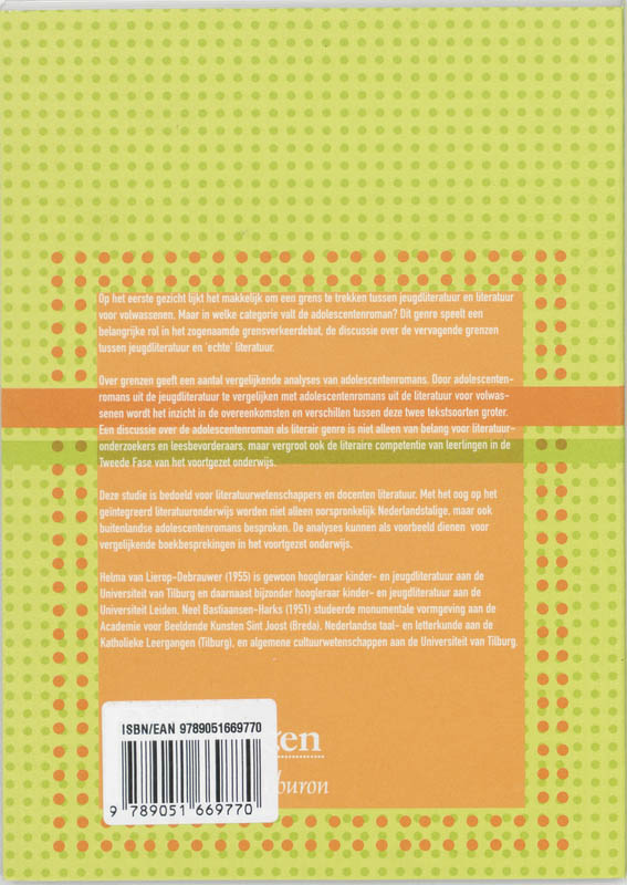 Publicatiereeks Stichting Lezen 6 - Over Grenzen achterkant