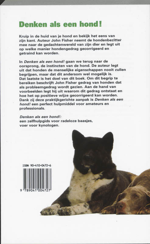 Denken als een hond achterkant