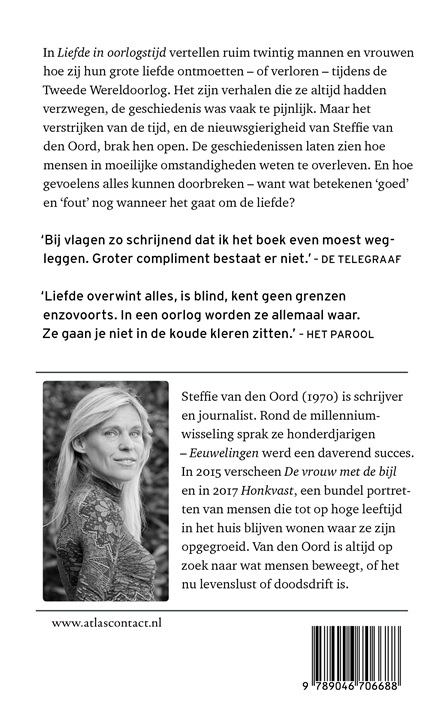 Liefde in oorlogstijd achterkant