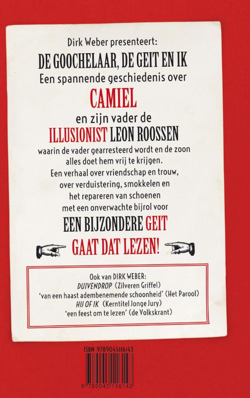 De goochelaar, de geit en ik achterkant