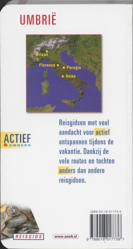 Umbrië / ANWB actief & anders achterkant