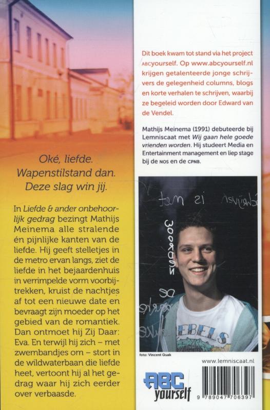 Liefde en ander onbehoorlijk gedrag achterkant