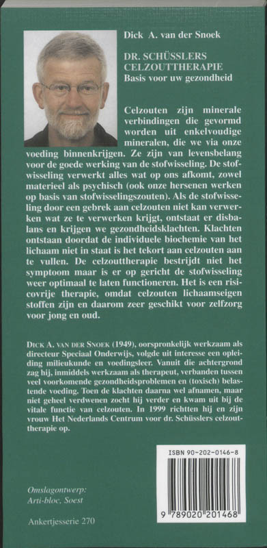 Dr. Schusslers celzouttherapie achterkant