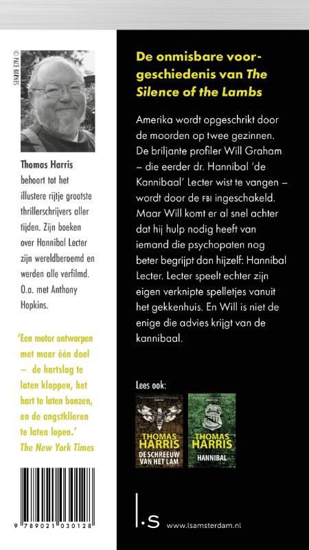 Rode Draak / Hannibal achterkant