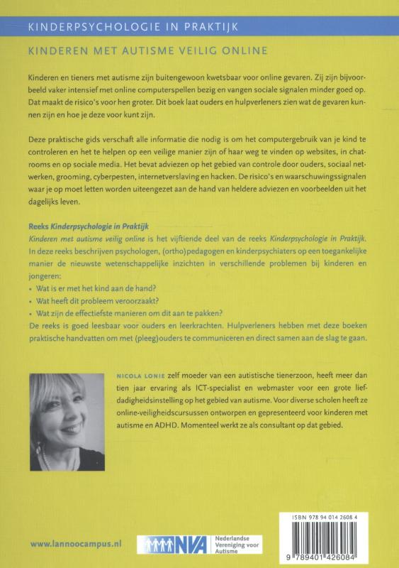 Kinderen met autisme veilig online achterkant