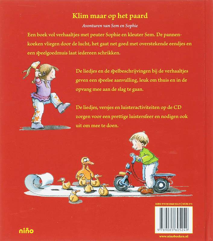 Klim maar op het paard + CD achterkant